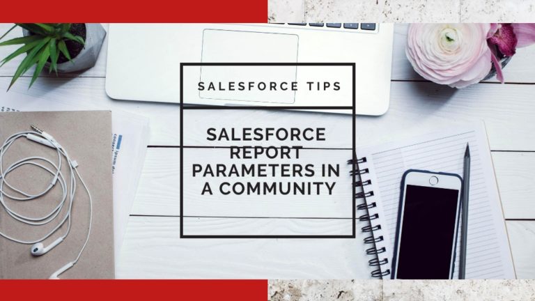 Salesforce Report Parameters in a Community
